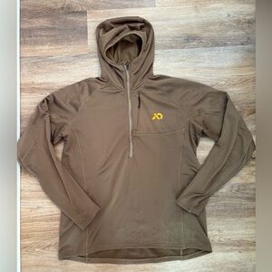 First Lite Men’s Klamath hoodie (brown, L)